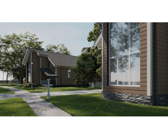 Фиброцементный сайдинг Фибростар Click КР 47 Молочный шоколад