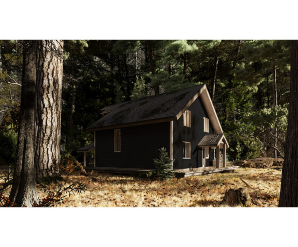 Фиброцементный сайдинг Фибростар Wood КС 85 Глубокий черный