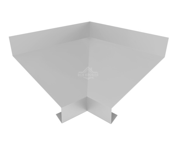 Отлив оконный угловой внутренний 130 Полиэстер RAL 7035