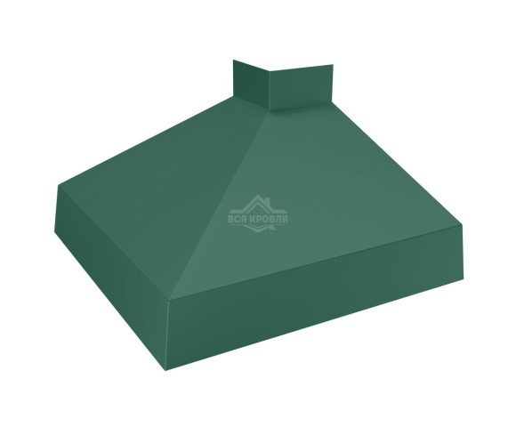 Отлив оконный угловой внешний 200 MAT RAL 6005