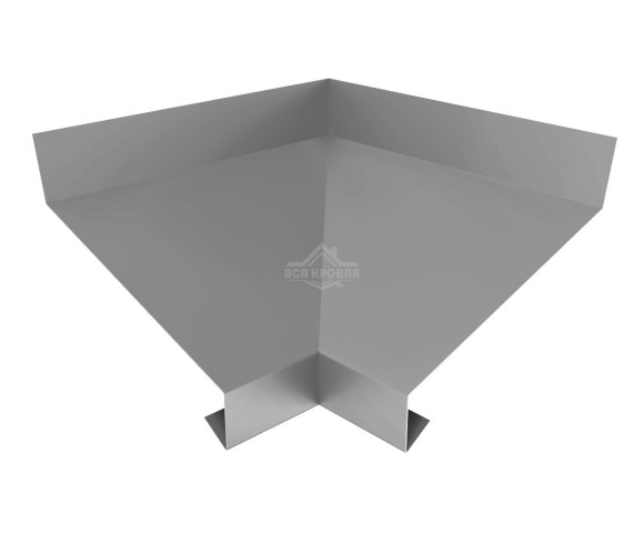 Отлив оконный угловой внутренний 100 Полиэстер RAL 9006