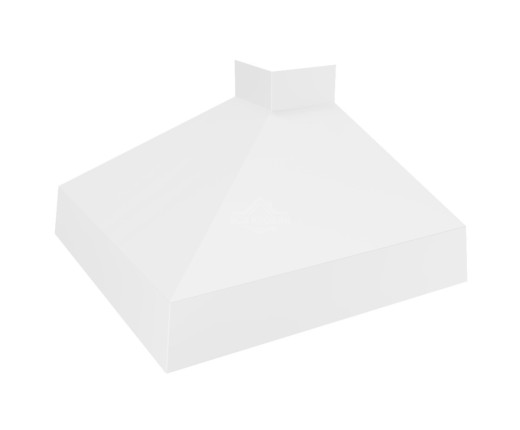 Отлив оконный угловой внешний 100 Полиэстер RAL 9003