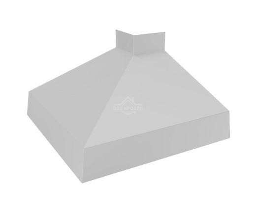 Отлив оконный угловой внешний 170 Полиэстер RAL 7035