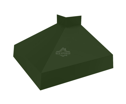 Отлив оконный угловой внешний 70 Полиэстер RAL 6020