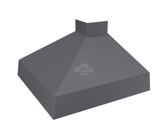 Отлив оконный угловой внешний 70 Полиэстер RAL 7024