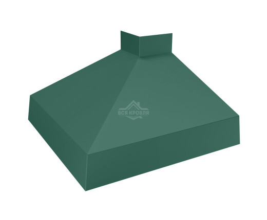 Отлив оконный угловой внешний 50 MAT RAL 6005