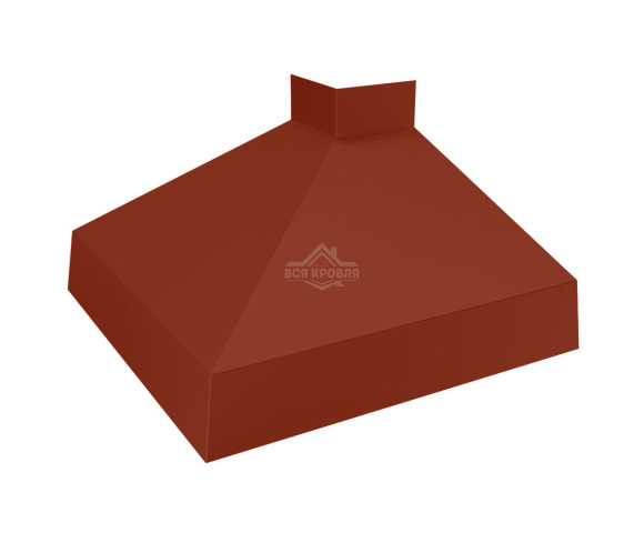 Отлив оконный угловой внешний 250 Полиэстер RAL 3009