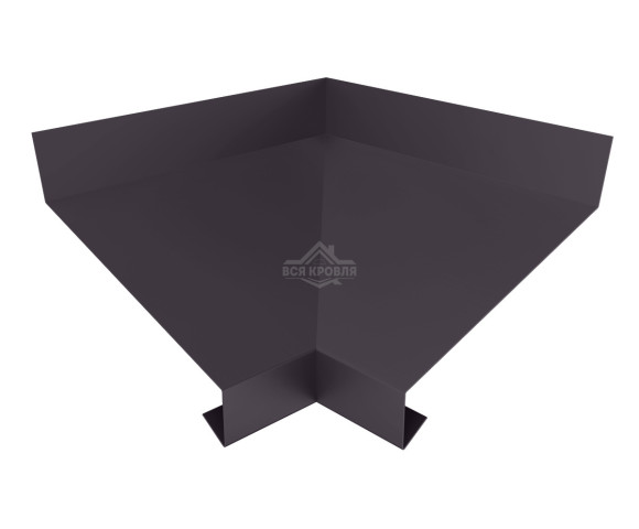 Отлив оконный угловой внутренний 150 MAT RAL 8019