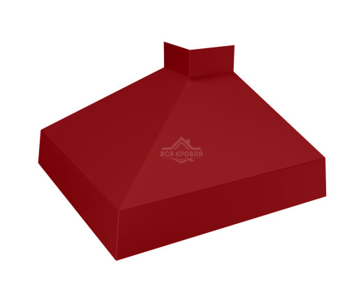 Отлив оконный угловой внешний 130 Полиэстер RAL 3003