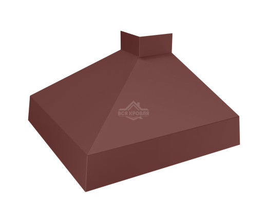 Отлив оконный угловой внешний 250 Полиэстер RAL 8017