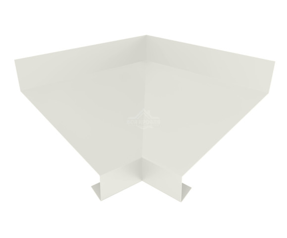 Отлив оконный угловой внутренний 100 Полиэстер RAL 9002