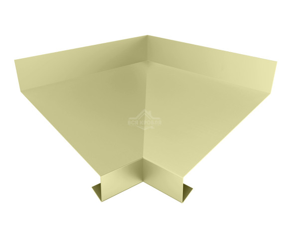 Отлив оконный угловой внутренний 130 Полиэстер RAL 1014