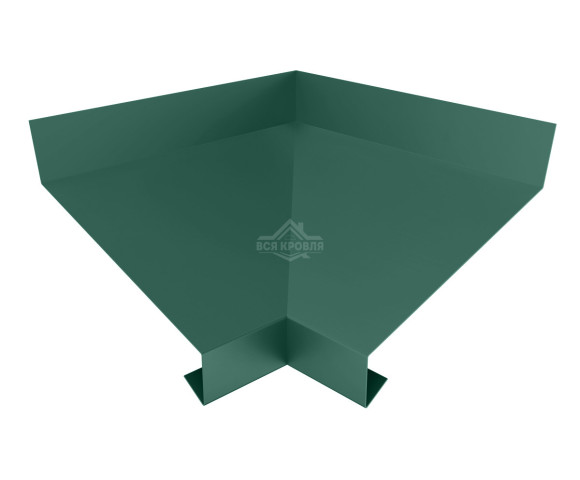 Отлив оконный угловой внутренний 130 Полиэстер RAL 6005