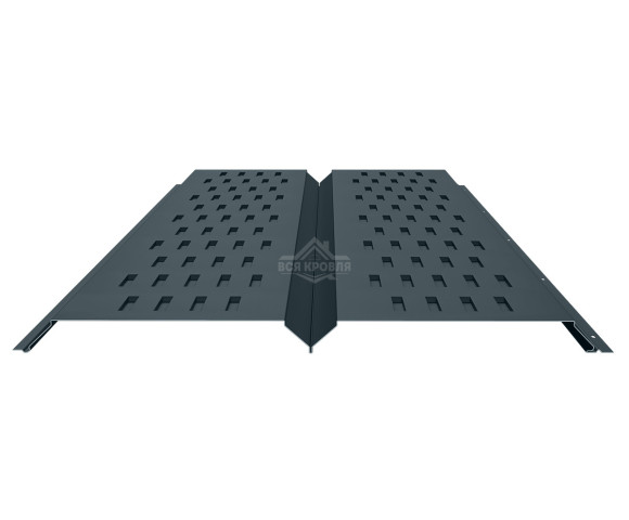 Софит металлический с перфорацией 0.5 Полиэстер RAL 7016