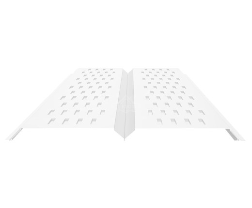 Софит металлический с перфорацией 0.5 Полиэстер RAL 9003