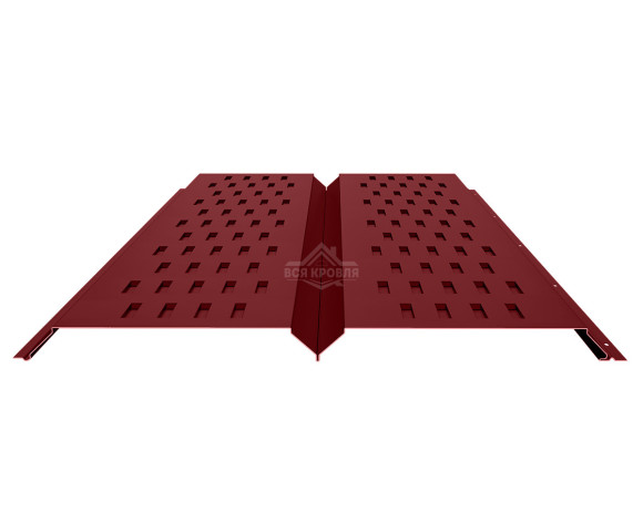 Софит металлический с перфорацией 0.5 MAT RAL 3005