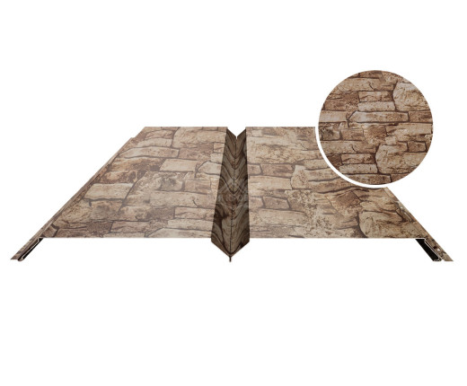 Софит металлический Гладкий 0.5 Printech Дикий камень