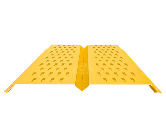 Софит металлический с перфорацией 0.5 Полиэстер RAL 1018