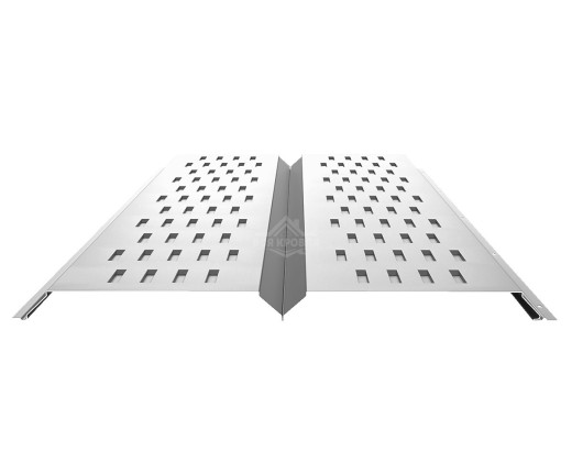 Софит металлический с перфорацией 0.5 Полиэстер RAL 9006