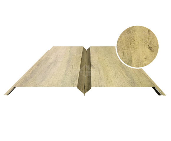 Софит металлический Гладкий 0.5 Printech Винтаж светлый