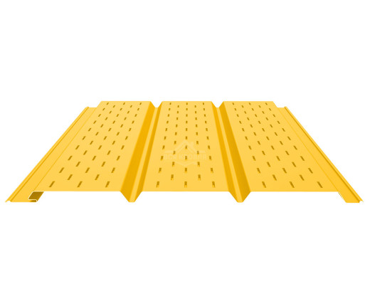 Софит PROFI полностью перфорированный 0.5 Полиэстер RAL 1018