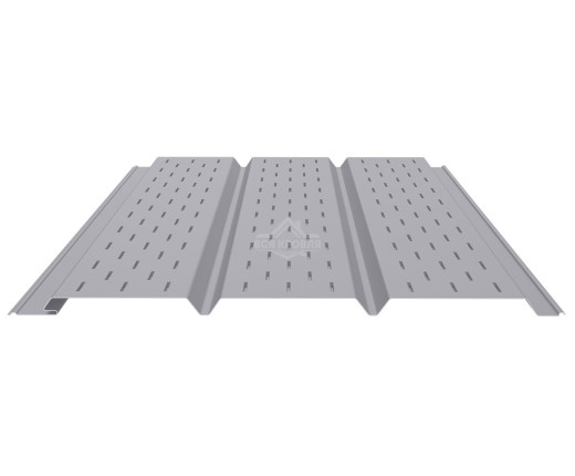 Софит PROFI полностью перфорированный 0.5 Полиэстер RAL 7004