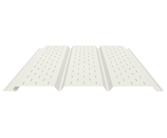 Софит PROFI полностью перфорированный 0.5 Полиэстер RAL 9002