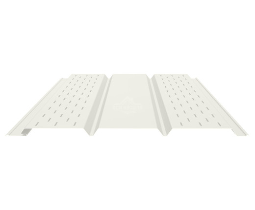 Софит PROFI с двойной перфорацией (боковой) 0.5 Полиэстер RAL 9002