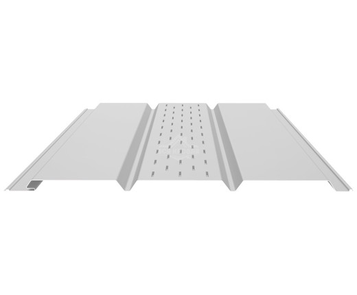 Софит PROFI с центральной перфорацией 0.5 Полиэстер RAL 7035