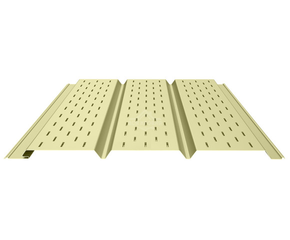 Софит PROFI полностью перфорированный 0.5 Полиэстер RAL 1014