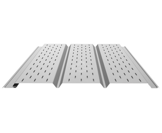 Софит PROFI полностью перфорированный 0.5 Полиэстер RAL 9006