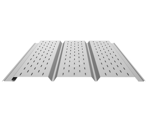 Софит PROFI полностью перфорированный 0.5 Полиэстер RAL 9006