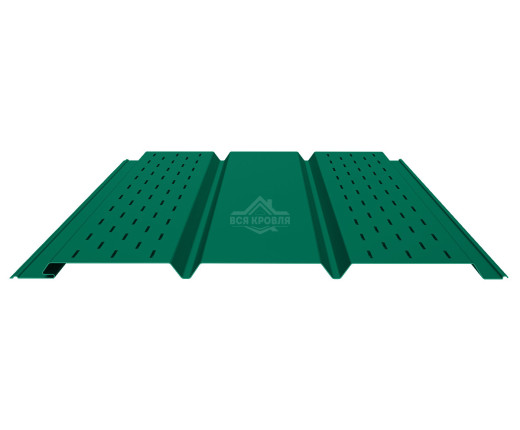 Софит PROFI с двойной перфорацией (боковой) 0.5 Полиэстер RAL 6029