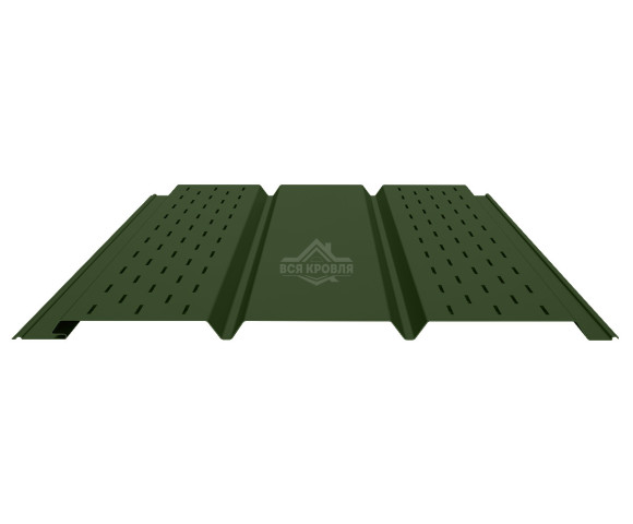 Софит PROFI с двойной перфорацией (боковой) 0.5 Полиэстер RAL 6020