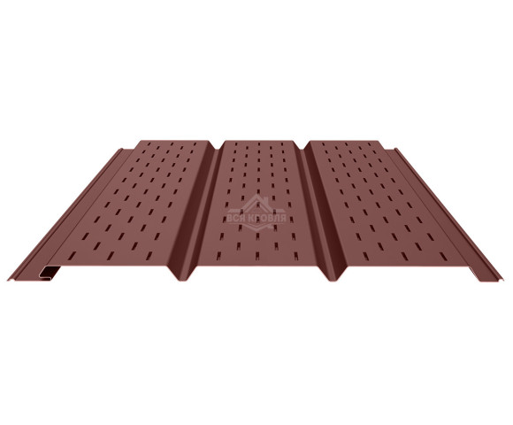 Софит PROFI полностью перфорированный 0.5 MAT двусторонний RAL 8017