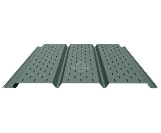 Софит PROFI полностью перфорированный 0.5 Полиэстер RAL 7005