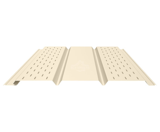 Софит PROFI с двойной перфорацией (боковой) 0.5 Полиэстер RAL 1015