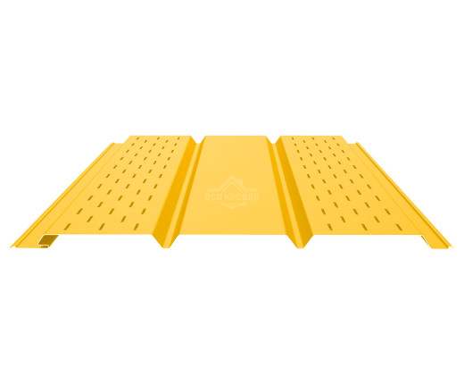 Софит PROFI с двойной перфорацией (боковой) 0.5 Полиэстер RAL 1018