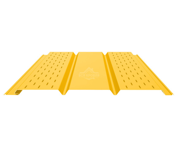 Софит PROFI с двойной перфорацией (боковой) 0.5 Полиэстер RAL 1018