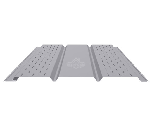 Софит PROFI с двойной перфорацией (боковой) 0.5 Полиэстер RAL 7004