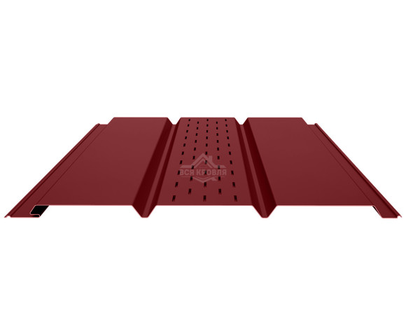 Софит PROFI с центральной перфорацией 0.5 MAT RAL 3005