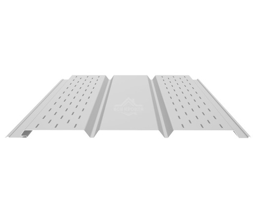 Софит PROFI с двойной перфорацией (боковой) 0.5 Полиэстер RAL 7035