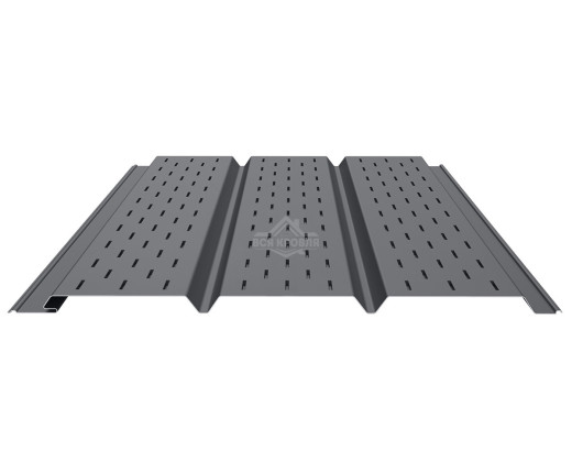 Софит PROFI полностью перфорированный 0.5 MAT двусторонний RAL 7024