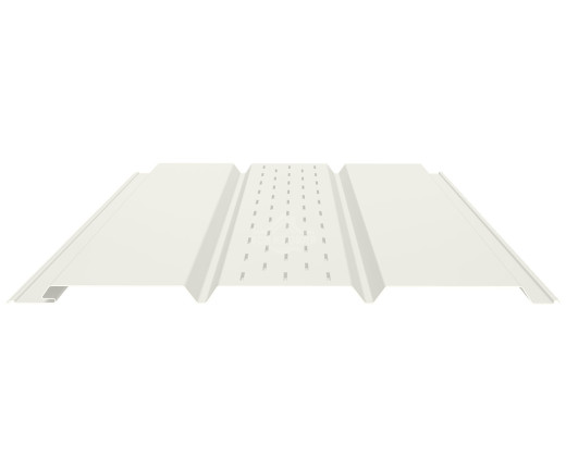 Софит PROFI с центральной перфорацией 0.5 Полиэстер RAL 9002