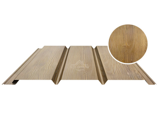 Софит PROFI Гладкий 0.5 Printech Каштан