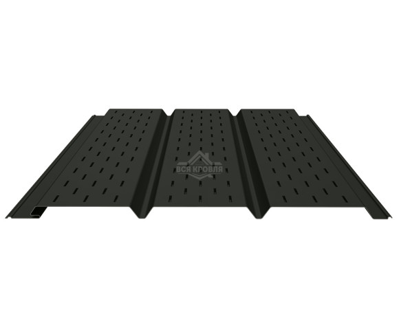 Софит PROFI полностью перфорированный 0.5 MAT RAL 9005