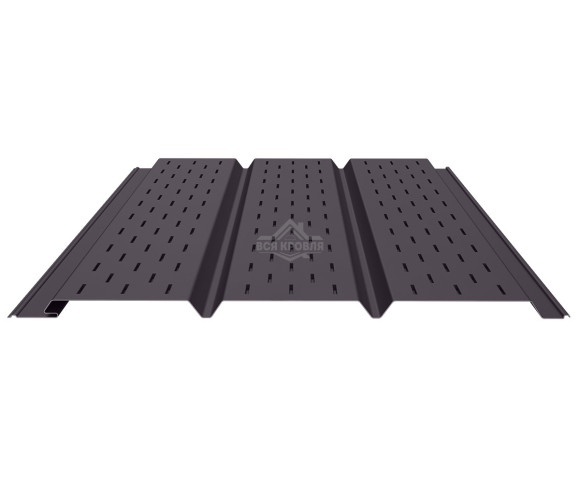 Софит PROFI полностью перфорированный 0.5 MAT RAL 8019