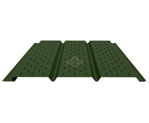 Софит PROFI полностью перфорированный 0.5 Полиэстер RAL 6020