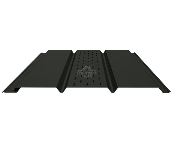 Софит PROFI с центральной перфорацией 0.5 MAT RAL 9005