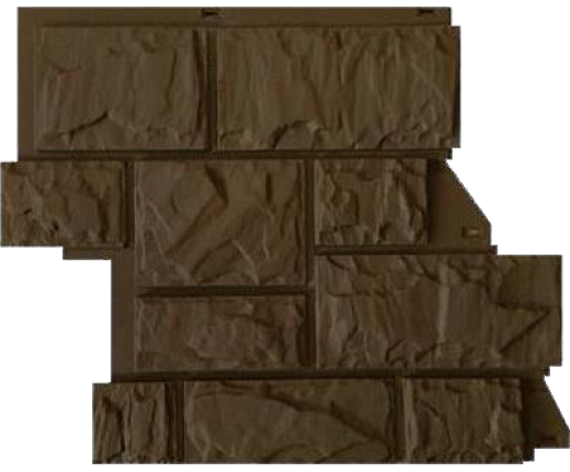 Цокольный сайдинг Саnada Ridge Коричневый Камень